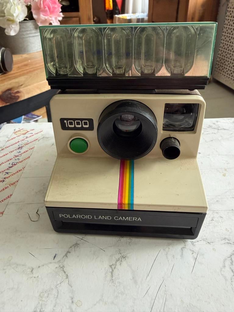Polaroid Land Camera 1000 met flitser, Audio, Tv en Foto, Fotocamera's Analoog, Ophalen of Verzenden, Gebruikt, Polaroid