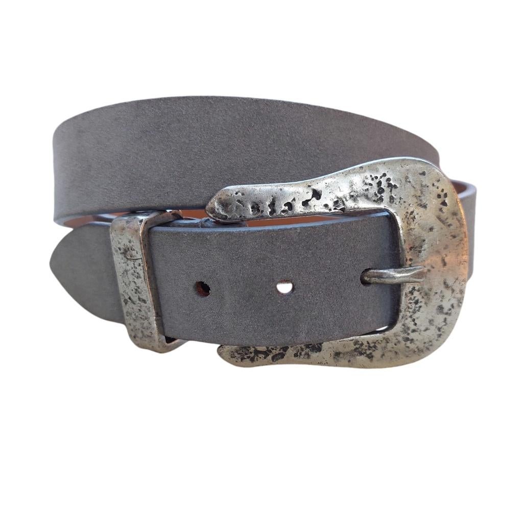 Isabel Marant Lederen Riem Grijs Maat L, Kleding | Dames, Riemen en Ceinturen, Isabel Marant, 3 tot 5 cm, Verzenden, Echt leder