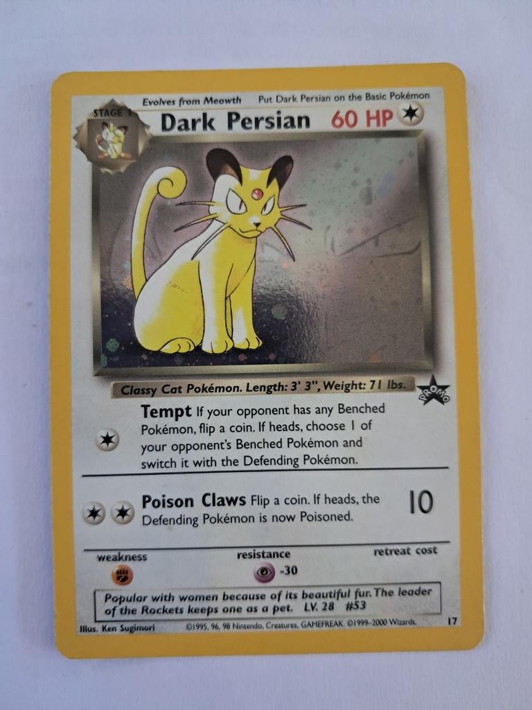 Dark Persian WOTC Promo, Ophalen of Verzenden, Zo goed als nieuw, Losse kaart, Foil