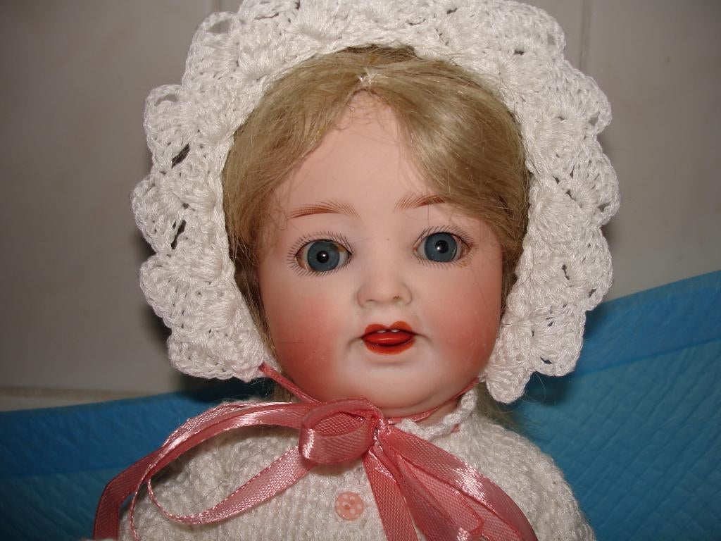 ANTIEKE POP  HEUBACH KOPPELDORF 342-0, Antiek en Kunst, Antiek | Speelgoed, Verzenden