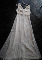 Romantische Vintage trouwjurk organza creme '70 (38/40), Kleding | Dames, Trouwkleding en Trouwaccessoires, Ophalen of Verzenden