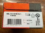 100x  Hilti  X-U  16  P8 universele nagels, Ophalen of Verzenden, Nieuw, Minder dan 50 mm, Spijkers
