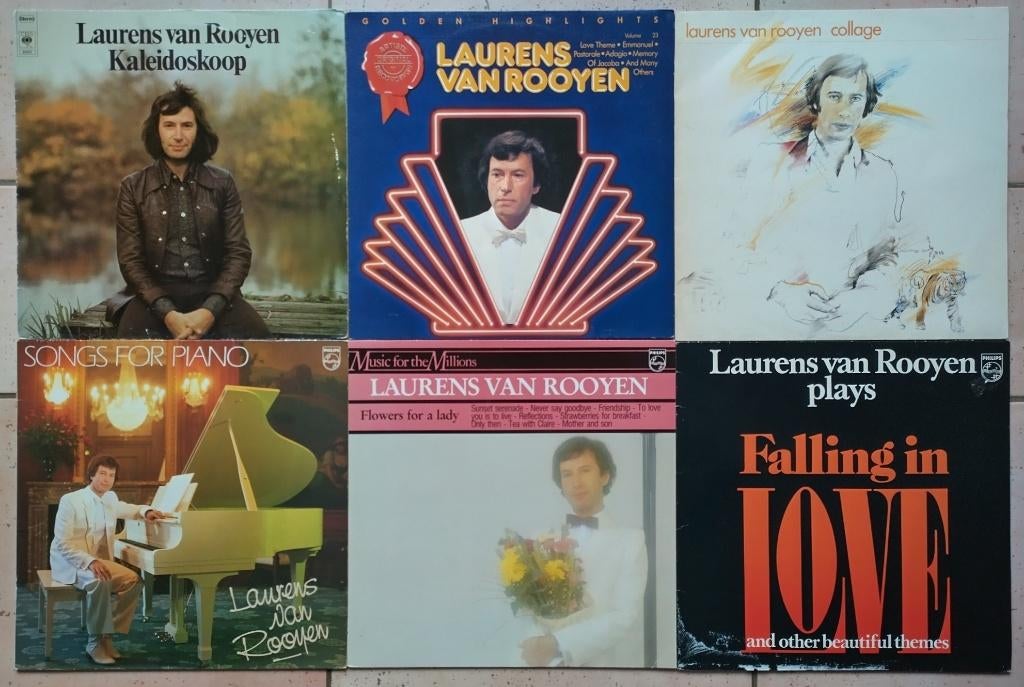 Koopje: 6 LP's Laurens van Rooyen, Gebruikt, Originele persing, 1980 - 1989, Ophalen of Verzenden