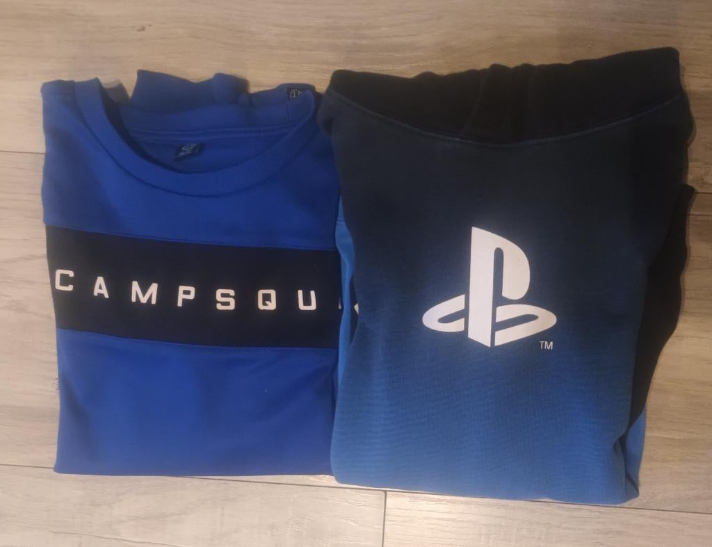 2 truien maat 146/152, Ophalen of Verzenden, Gebruikt, Jongen, Setje