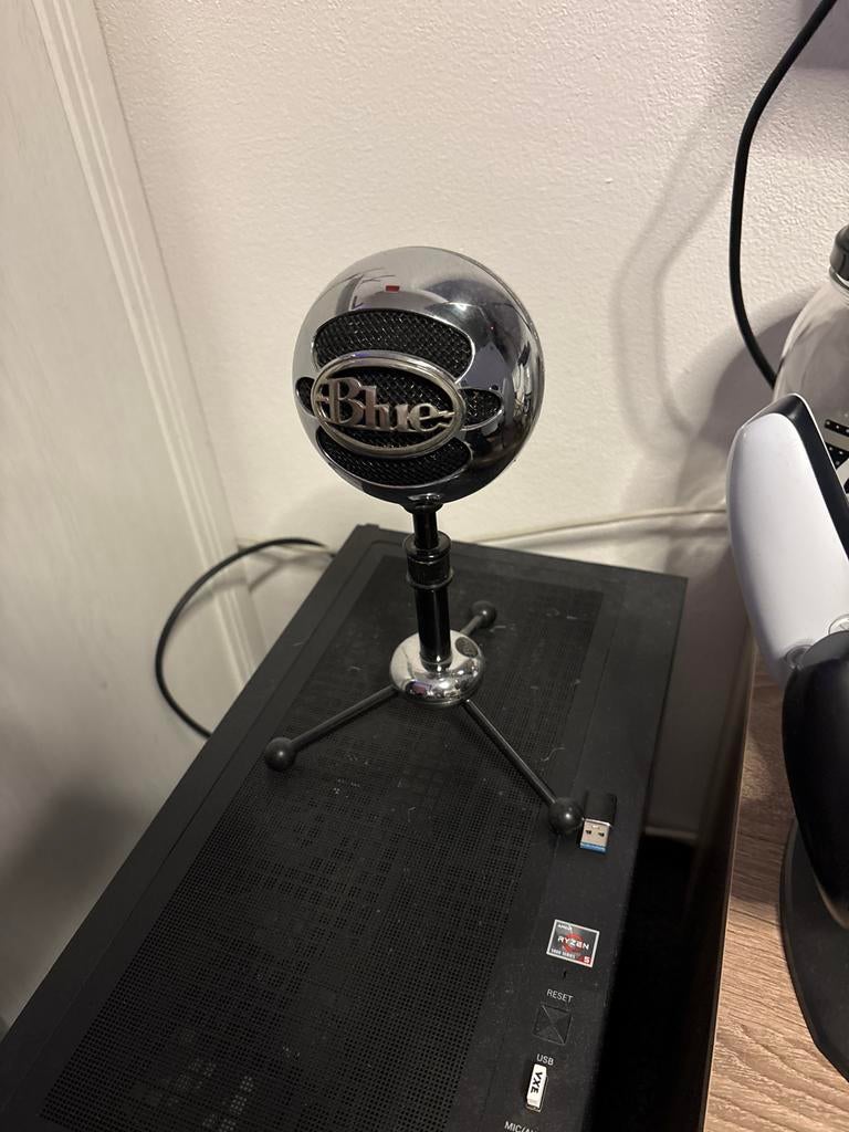 Blue Snowball iCE USB Microfoon - Perfect voor Streaming/Gam, Ophalen of Verzenden, Gebruikt, Studiomicrofoon