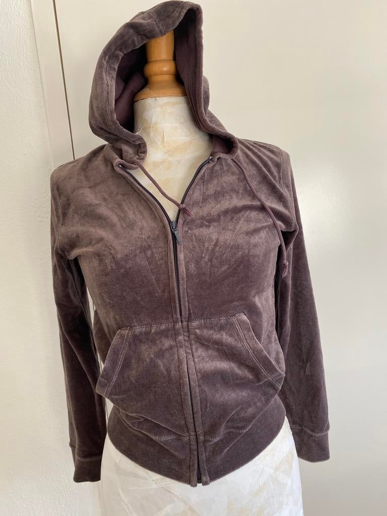 Strakke zip up, Verzenden, Zo goed als nieuw, Maat 36 (S), Bruin