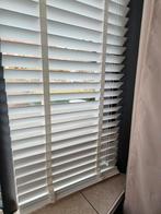 Houten witte jaloezien, Huis en Inrichting, Stoffering | Gordijnen en Lamellen, Ophalen, 150 tot 200 cm, Minder dan 100 cm