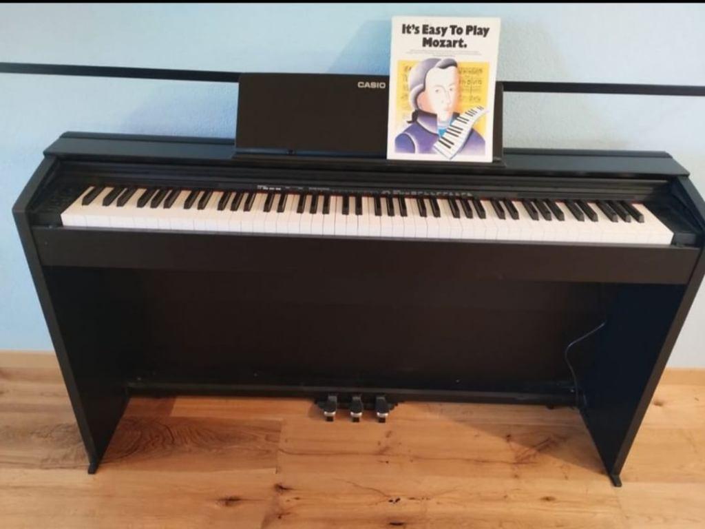 Casio PX-870BK Digitale Piano – Zo goed als nieuw!, Muziek en Instrumenten, Piano's, Ophalen, Zwart, Digitaal, Zo goed als nieuw