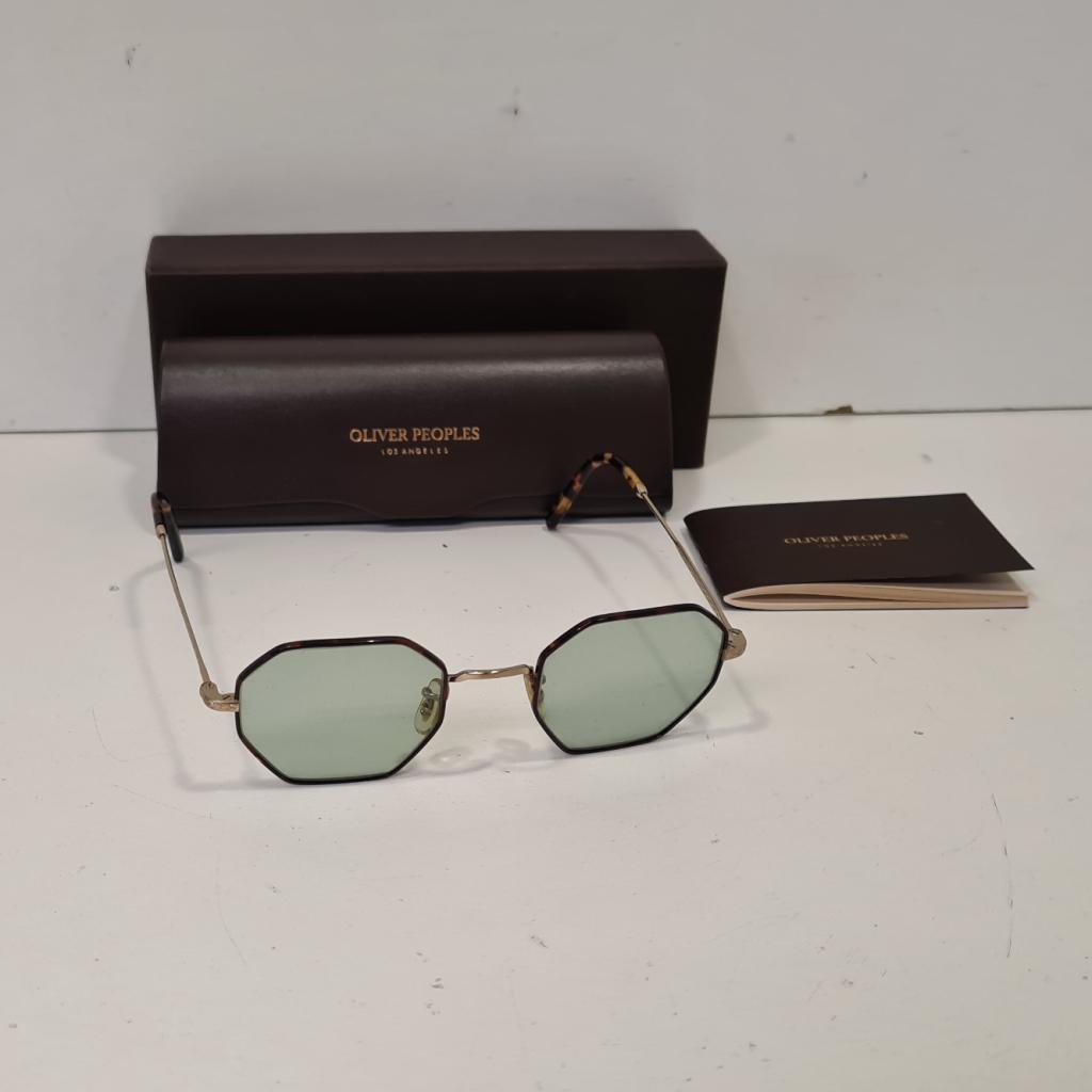 Oliver Peoples OV1312 5320 Heren Zonnebril Maat 47-22 in Zee, Flex Ltd., Zo goed als nieuw, https://flex.com/contact-us, Nobelstraat 10, 5807 GA Oostrum
