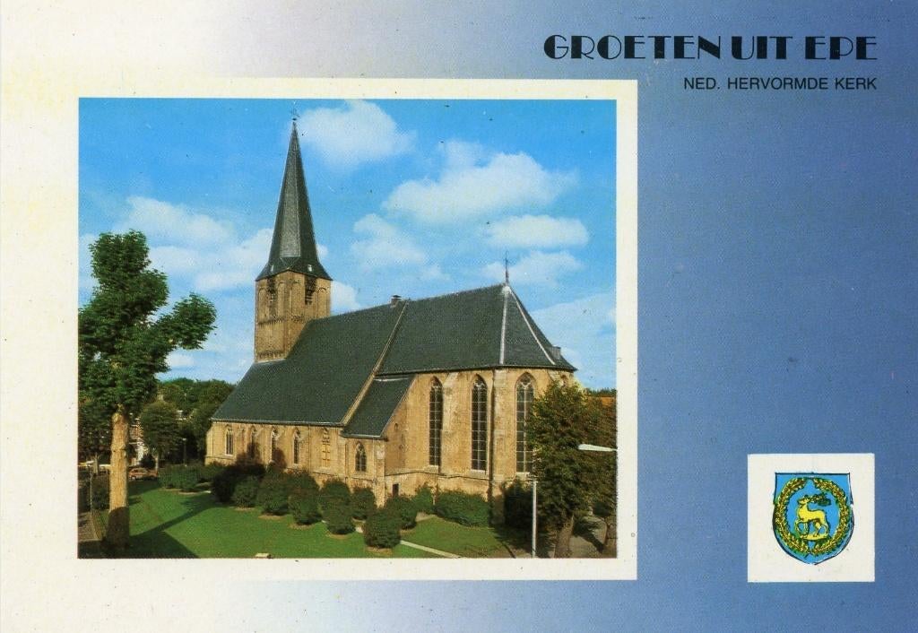EPE Ned. Herv. Kerk Groeten, Verzamelen, Ansichtkaarten | Nederland, Verzenden, 1980 tot heden, Ongelopen, Gelderland