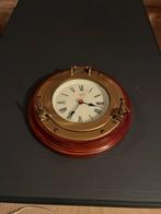 Patrijspoort Klok Messing en Hout - Royal Marine 32 cm, Ophalen of Verzenden