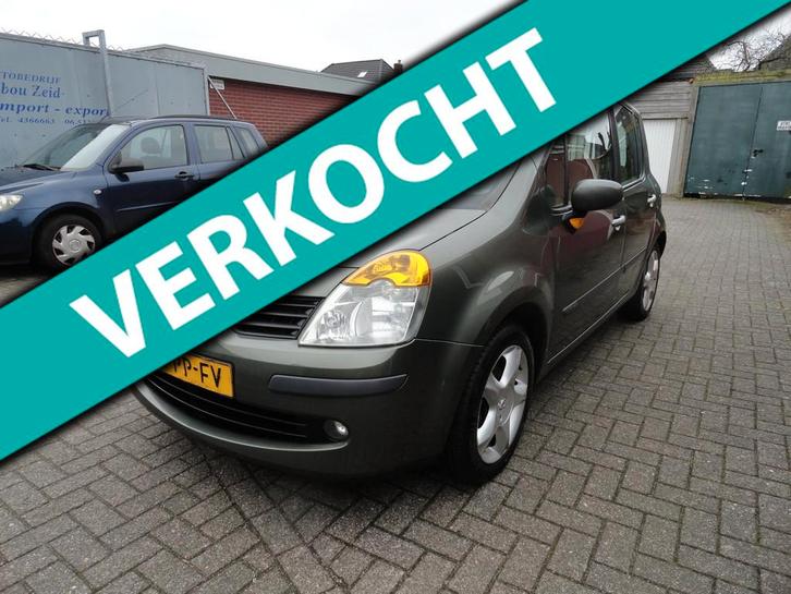 Renault Modus 1.4-16V Privilège Luxe (KM 171460 NAP AIRCO), Auto's, Renault, Bedrijf, Lease, Modus, ABS, Airbags, Airconditioning