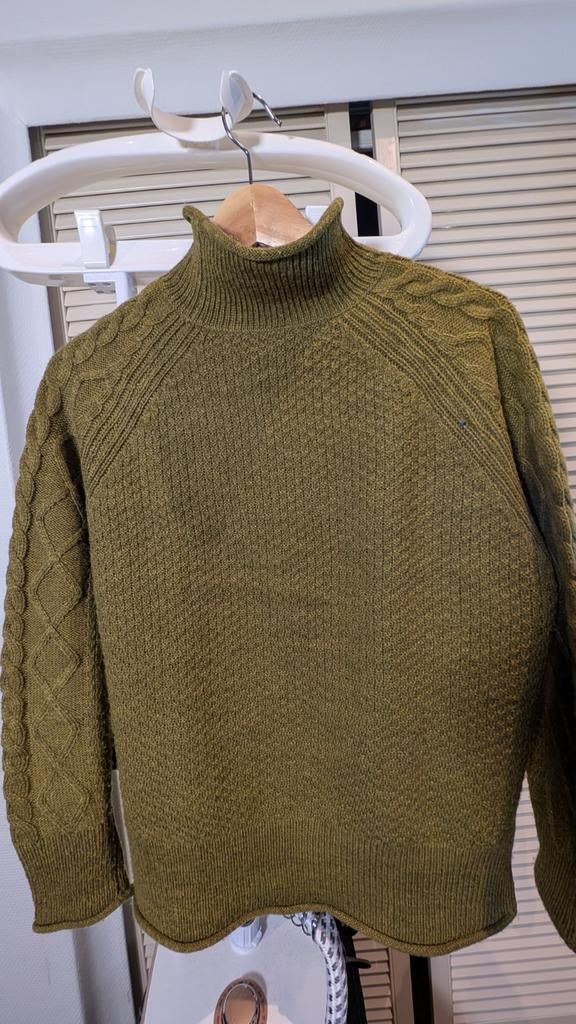 Hema trui met col en kabelpatroon, Ophalen of Verzenden