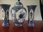 Prachtig Delfts Blauw Boch vazen en pot set, Antiek en Kunst, Ophalen of Verzenden