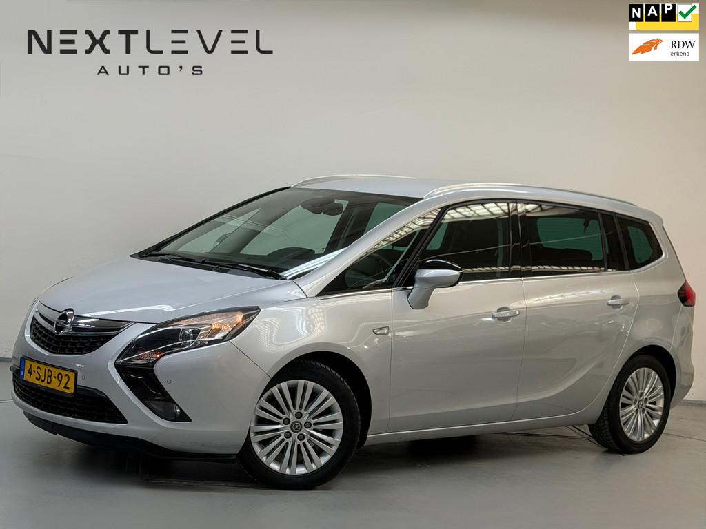 Opel Zafira Tourer 1.4 Business+ 7p Dealer Onderhouden 2e Ei, Euro 5, Stof, Gebruikt, Zwart