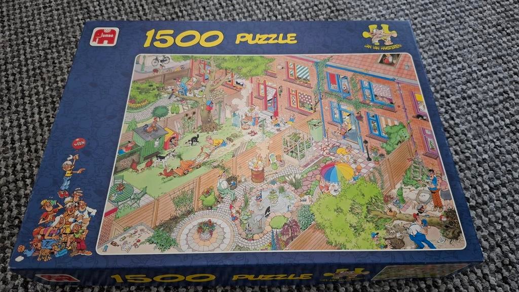Jan van Haasteren 1500 stukjes, Ophalen, 500 t/m 1500 stukjes, Zo goed als nieuw