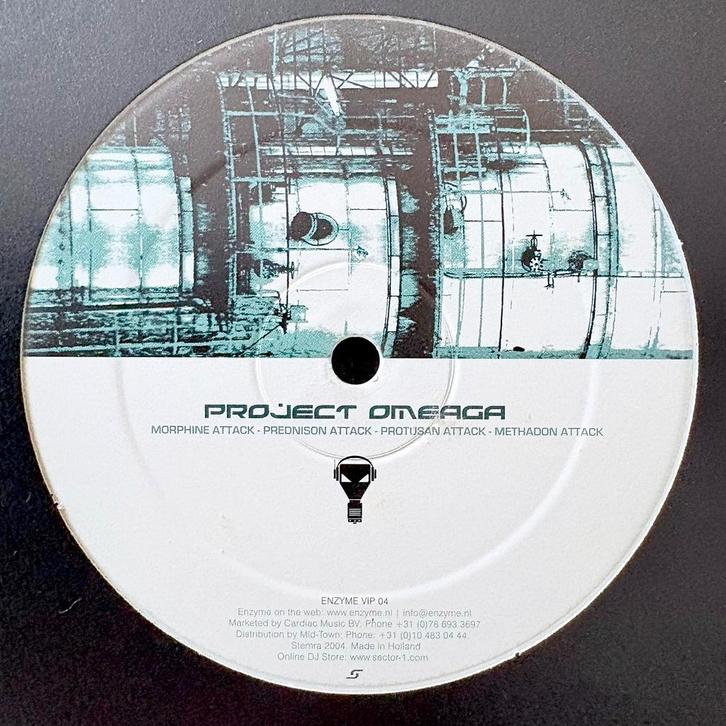 Project Omeaga - Prednison Attack VIP | Enzyme Hardcore, Cd's en Dvd's, Vinyl | Dance en House, Nieuw in verpakking, 12 inch, Ophalen of Verzenden