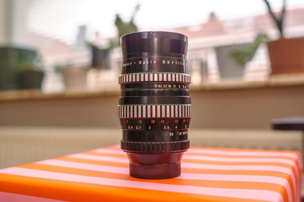 Meyer Optik Görlitz Orestor 135mm f/2.8 (15 bladig+zebra), Ophalen of Verzenden, Telelens