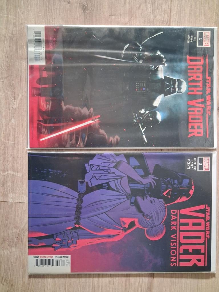 Star Wars: Darth Vader #1 + Vader Dark Visions #2 en3, Boeken, Strips | Comics, Eén comic, Ophalen of Verzenden, Gelezen, Amerika