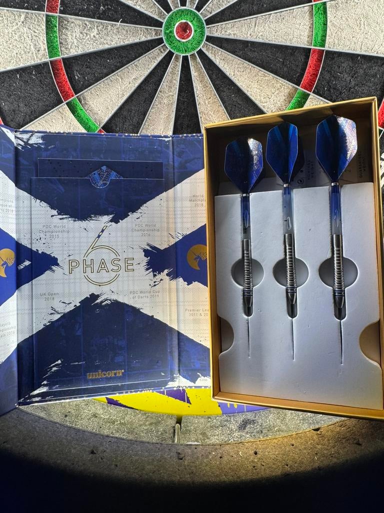 Gary anderson phase 6  21g, Ophalen of Verzenden, Zo goed als nieuw, Pijlen