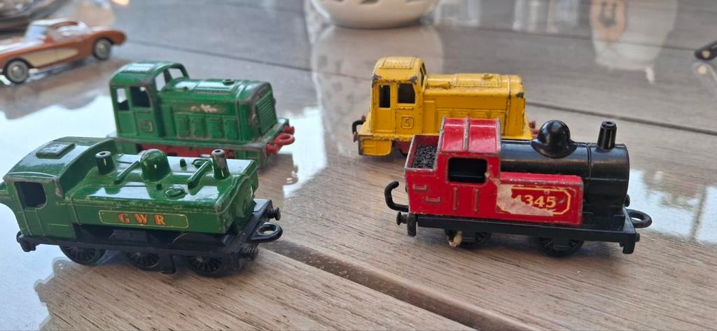 Matchbox treintjes uit 1978 - ca. 5cm groot, Hobby en Vrije tijd, Ophalen of Verzenden