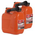 Tayg 601354/2 2 x Jerrycan met Tuit en Ontluchting - 5 Liter, Niet ingevuld, Niet ingevuld, Niet ingevuld