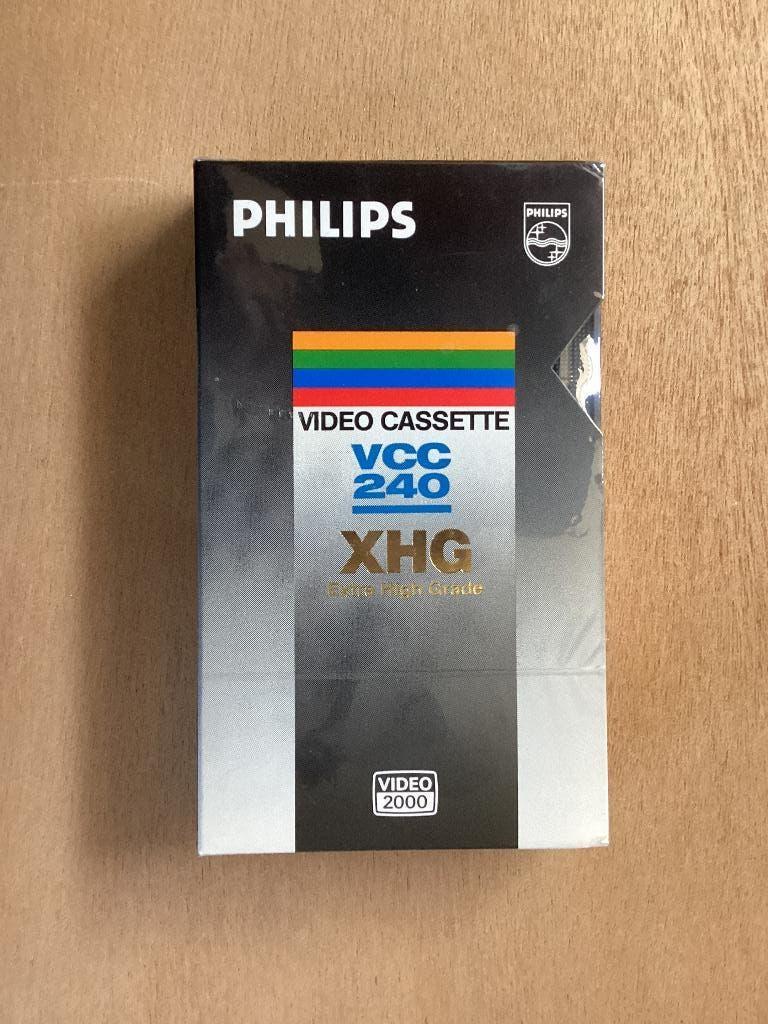 Video 2000 Philips VCC240 band nieuw in verpakking, Ophalen of Verzenden, Nieuw, Videoband