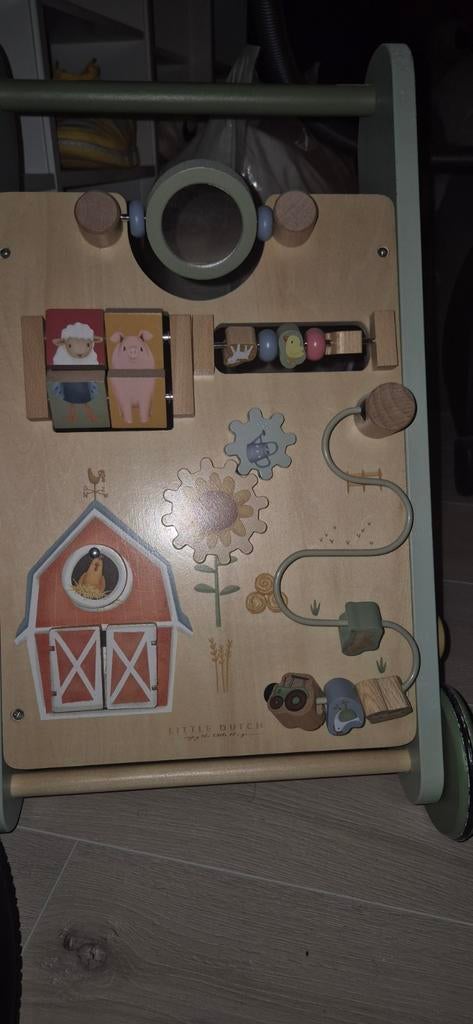 Little dutch activiteitenkar, Ophalen of Verzenden, Zo goed als nieuw, Duw- of Trekspeelgoed