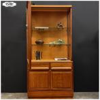 Antieke Dijst Vitrine Winkelvitrine Kast Museumkast, Ophalen, Met deur(en), 50 tot 100 cm, Nb