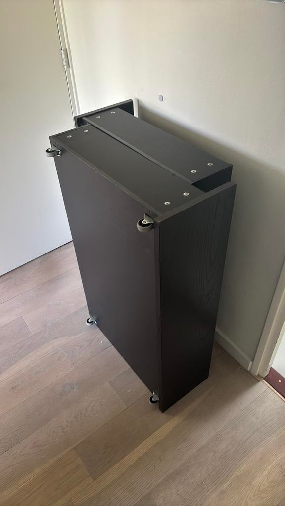 Bed lades gratis op te halen, Ophalen, Zwart, Tweepersoons, Zo goed als nieuw