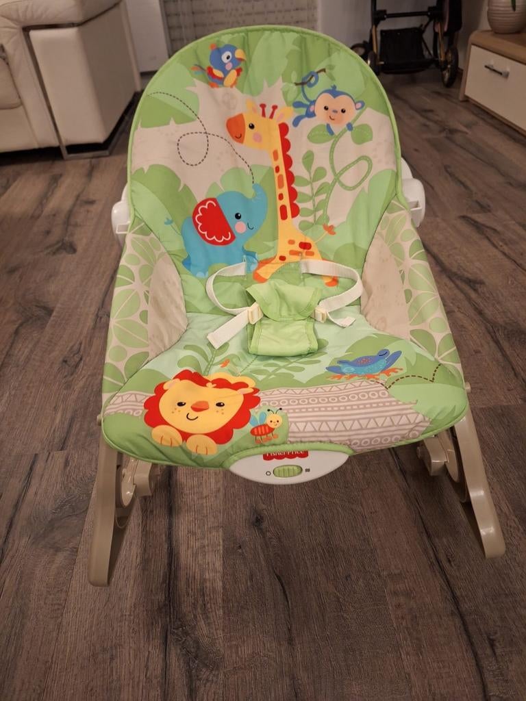 Fisher-Price Baby Wipstoel met Dierenthema, Ophalen of Verzenden, Gebruikt