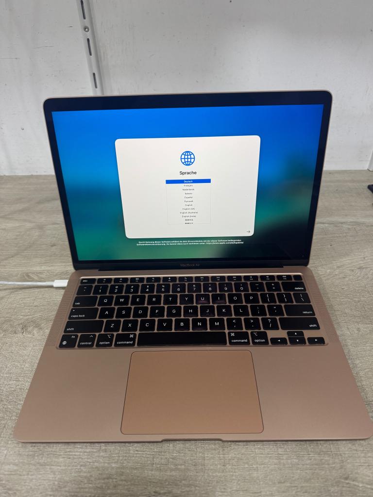 Macbook Air 13" 2020 M1 8GB+512GB GOLD Incl Garantie B, Gebruikt, 8 GB, 13 inch, 512 GB