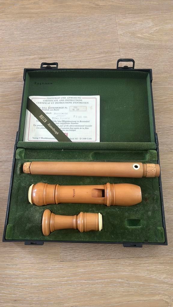 Moeck 339 blokfluit, Muziek en Instrumenten, Blaasinstrumenten | Blokfluiten, Ophalen, Gebruikt, Met koffer, hoes of etui