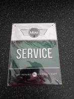 Nieuw Mini Cooper Service Metalen Bord - Garage Decoratie, Ophalen of Verzenden, Nieuw