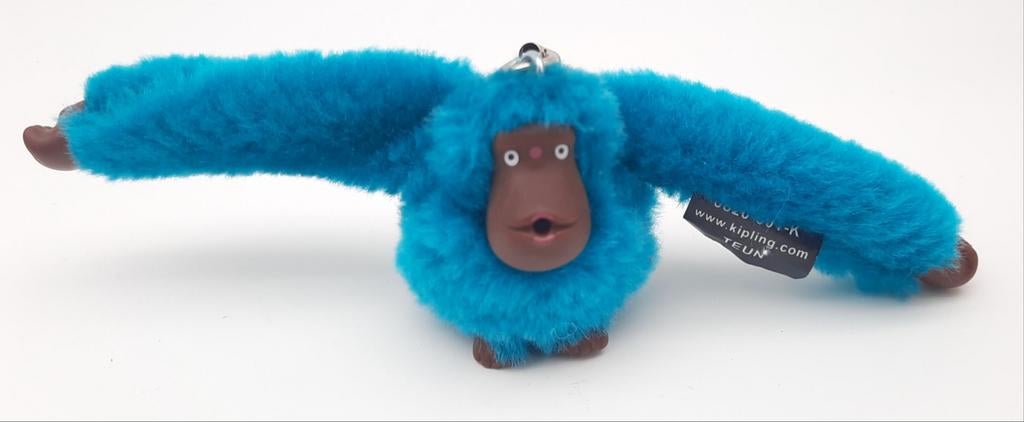 Kipling blauw groen Aapje Teun hanger, Verzamelen, Ophalen of Verzenden, Gebruikt