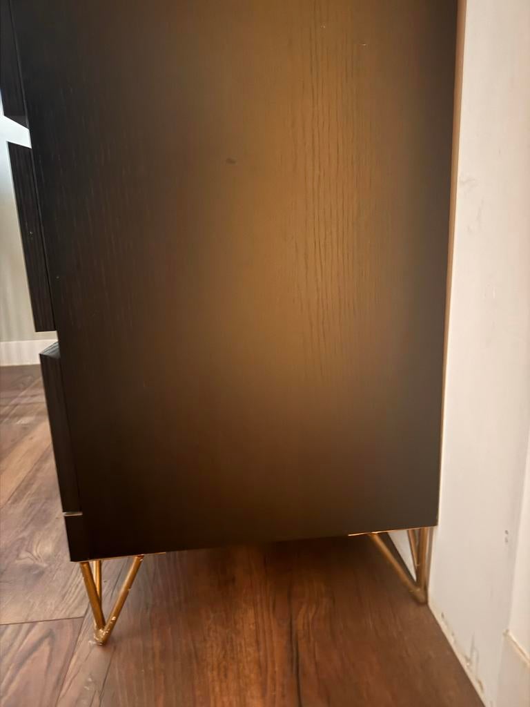 Commode met op maat gemaakte pootjes - Zwart, Ophalen, Gebruikt, 50 tot 70 cm, 75 tot 100 cm