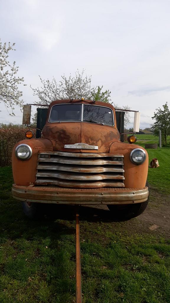 1952 chevrolet cabine kompleet met deuren ramen spatborden, Auto-onderdelen, Ophalen, Chevrolet, Spatbord