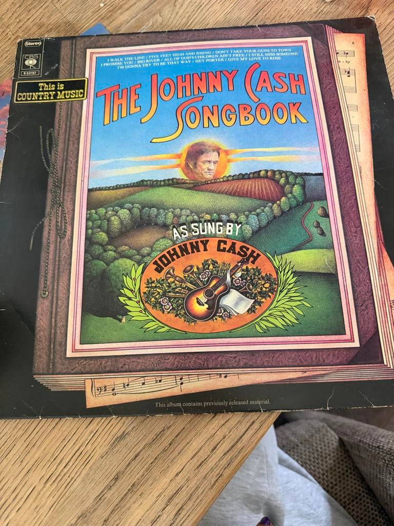 Johnny Cash Songbook LP, Ophalen of Verzenden, Gebruikt
