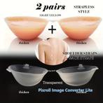 siliconen BH vulling, 2 paar voor 19,95, incl bandjes, Ophalen of Verzenden, BH