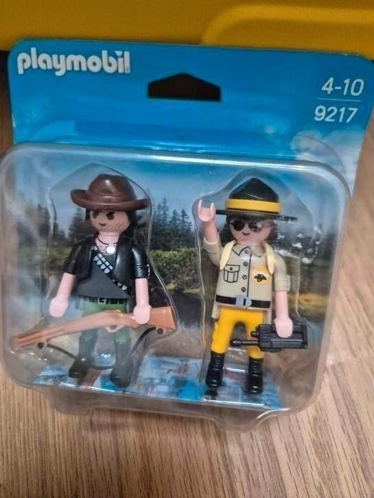 Playmobil DuoPack Boswachter en stroper - 9217, Ophalen of Verzenden, Zo goed als nieuw