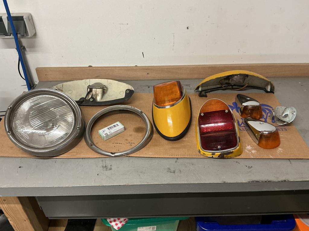 Verlichting vw kever diverse o.a. 1302 kentekenverlichting, Ophalen, Gebruikt, Volkswagen