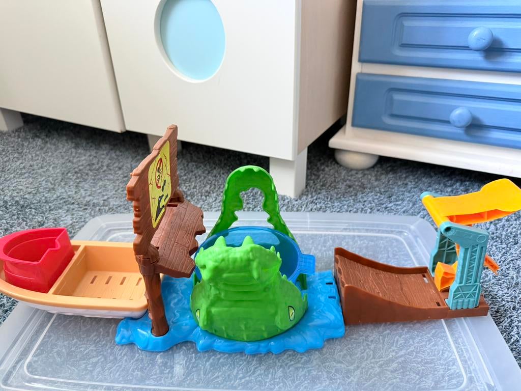 Hot Wheels Monster Trucks Color Shifters Swamp  Speelset, Zelf te bouwen, Ophalen of Verzenden, Zo goed als nieuw, Hot Wheels