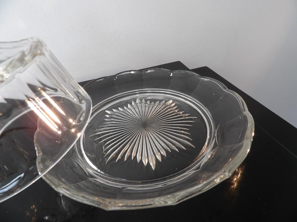 Art Deco Val st Lambert Stolp, Ophalen of Verzenden