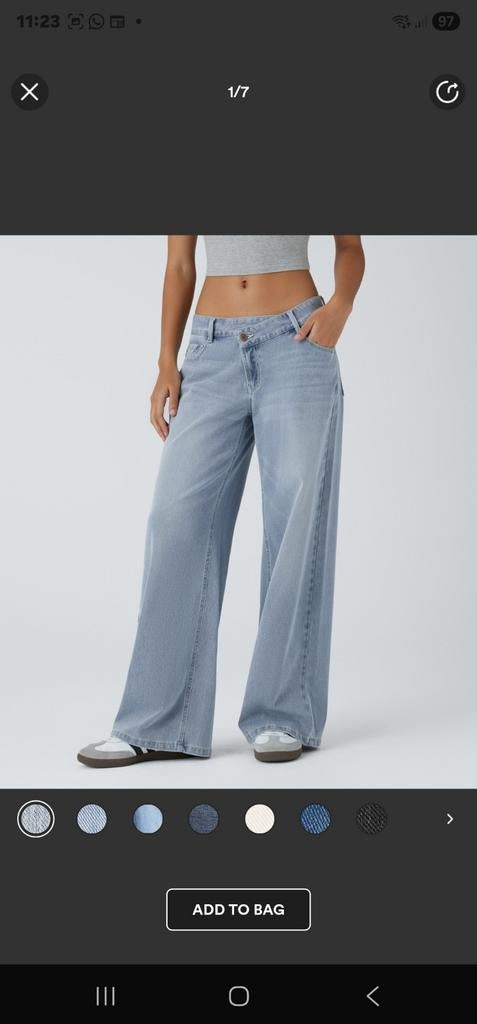 Halara flex asymmetric low rise jeans, Kleding | Dames, Spijkerbroeken en Jeans, Ophalen of Verzenden, Nieuw, Blauw, W30 - W32 (confectie 38/40)