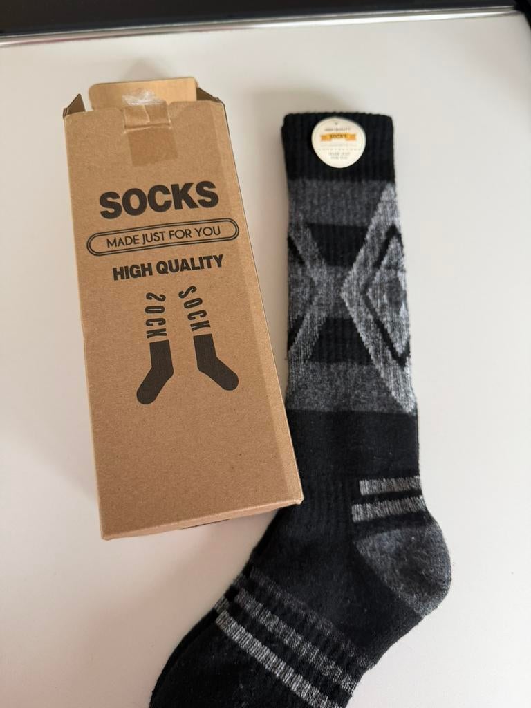 Ski sokken merino wol 1 paar welwoos, Ophalen of Verzenden, Zo goed als nieuw, Overige kleuren
