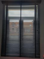 Zwarte houten jaloezieën, luxaflex, Gebruikt, 100 tot 150 cm, Zwart, Ophalen of Verzenden