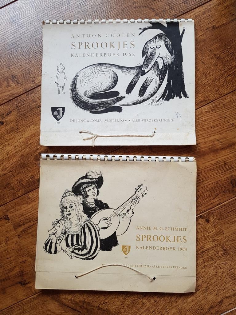 Sprookjeskalenders Annie M.G.Schmidt en Antoon Coolen antiek, Ophalen of Verzenden, Overige materialen