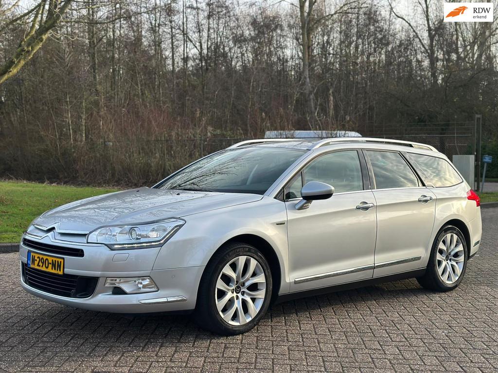 Citroen C5 Tourer 1.6 THP Exclusive/AUTOMAAT/AIRCO/CRUISE/LE, Auto's, Citroën, Euro 5, Gebruikt, Zwart, C5