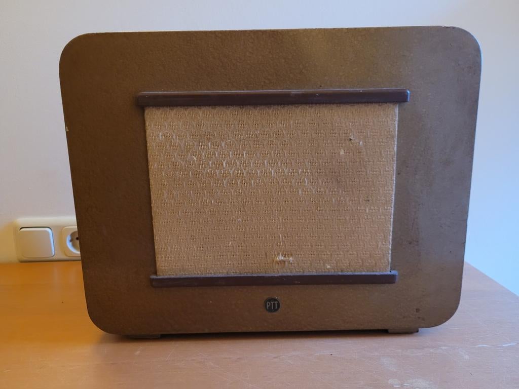 Philips PTT-luidspreker voor de draadomroep, Ophalen of Verzenden, Minder dan 60 watt, Front, Rear of Stereo speakers, Philips