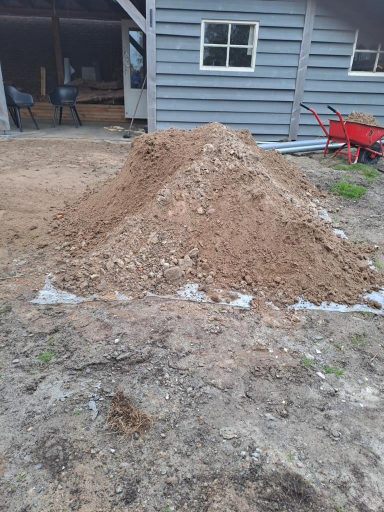 Gratis geel zand, Tuin en Terras, Ophalen of Verzenden, Ophoogzand